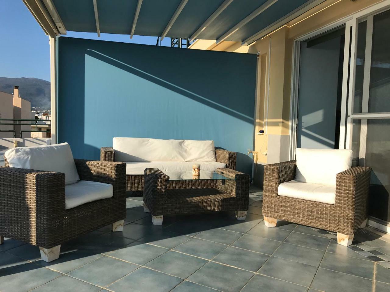 Tg Kalamata Beach Studio With Sea View Terrace 아파트 외부 사진